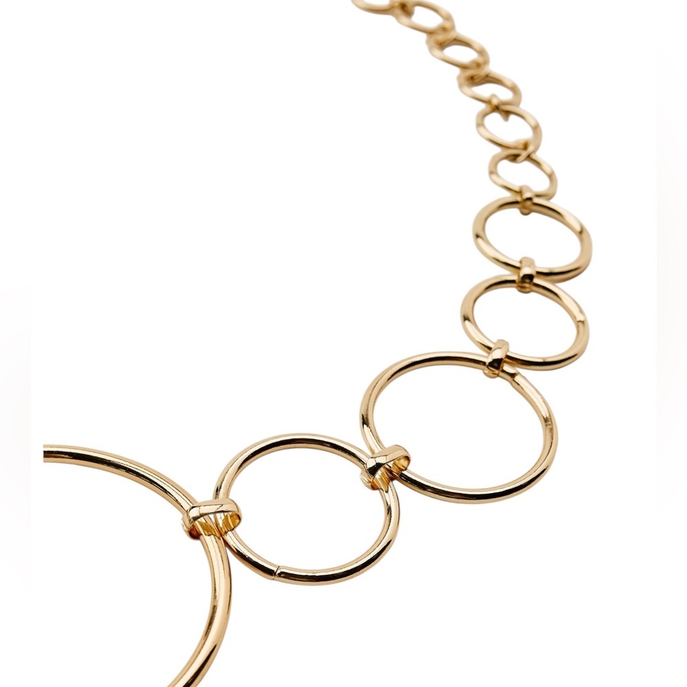 ZARA Gold Metal Circle Belt - Picture 4 of 4